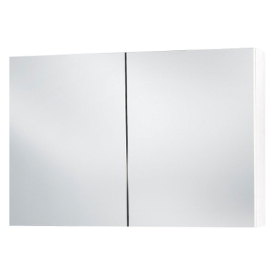Differnz somero armoire de toilette fsc 100 cm blanc brillant TWEEDEKANS