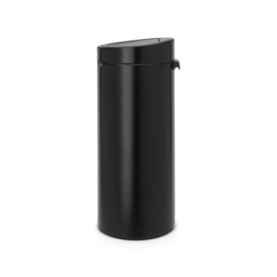 Brabantia Touch Bin Afvalemmer - 30 liter - kunststof binnenemmer - matt black