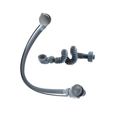 Fortifura Calvi Badafvoercombinatie - draaibediening - verlengd - gunmetal