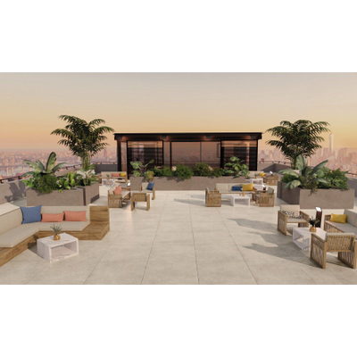 EnergieKer Brera Vloer- en wandtegel - 120x120cm - gerectificeerd - mat Bruin