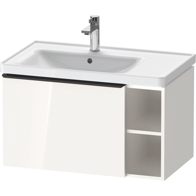 Duravit D-Neo wastafelonderkast 78.4x44x45.2cm 1 lade met softclose wit Hoogglans