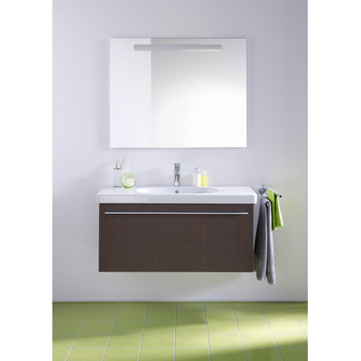 Duravit D code meubelwastafel 105x48 cm 1 kraangat met overloop wit