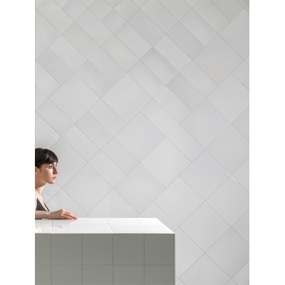 Mosa Murals Fuse Wandtegel 15x15cm 7mm witte scherf Bright White