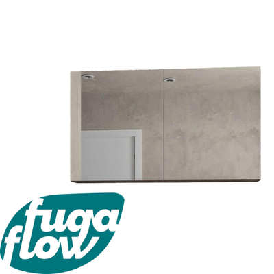 FugaFlow Eccelente Arredo spiegel badkamer spiegelkast - 120x70cm - walnoot