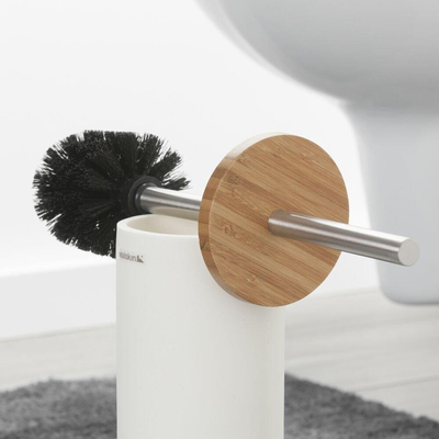 Sealskin Grace Toiletborstel met houder Polyresin Wit