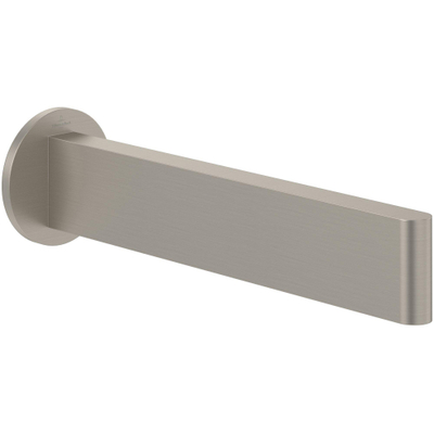Villeroy & Boch Dawn Baduitloop voor wandmontage - Matt Brushed Nickel (RVS)