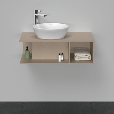 Duravit D-Neo wastafelonderkast 80x26x48cm Linnen Mat