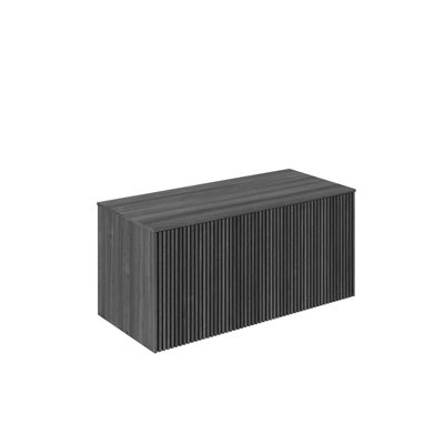 Crosswater Limit Badkamermeubelset - 100x45x45cm - 2 lades - steelwood/anthracite