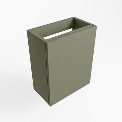 Mondiaz FOWY fonteinonderkast - 40x22x50cm - 1 deur - push to open - softclose - Army