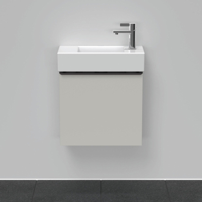 Duravit D-Neo wastafelonderkast 48.4x44x22.2cm Rechtsdraaiend 1 deur Betongrijs Mat