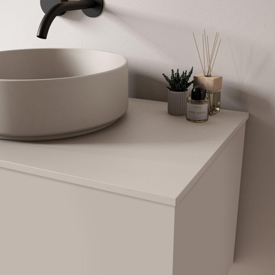 Adema Tops Topblad - 100x1.5x46cm - mat cotton (beige)