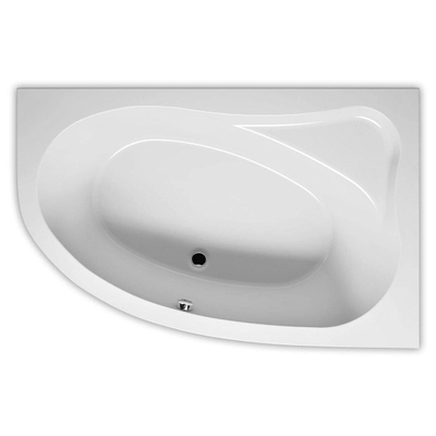 RIHO Aryl ligbad 140x90cm Hoekopstelling Rechts Wit glans