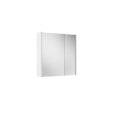 Adema Prime Spiegelkast - 60x63x16cm - inclusief zijpanelen - mat wit