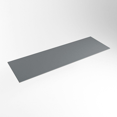 Mondiaz TOP 41 Topblad - 130x41x0.9cm - geschikt voor afdekplaat - Solid surface - Plata