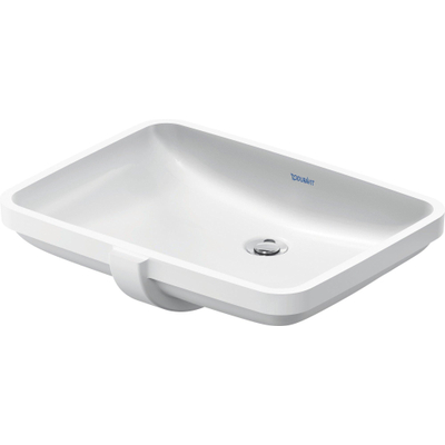 Duravit No.1 inbouwwastafel 55x40x16cm inbouw Hoogglans Wit