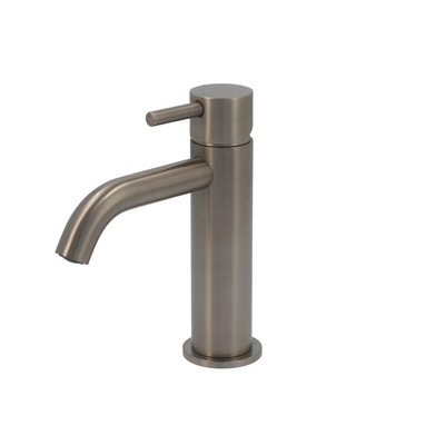 Hotbath Laddy wastafelmengkraan zonder waste nikkel geborsteld SHOWROOMMODEL