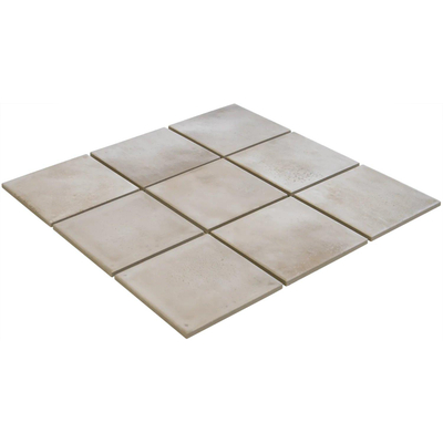 The Mosaic Factory Kasba mozaïektegel - 30x30cm - wandtegel - Vierkant - Porselein Sand Mat