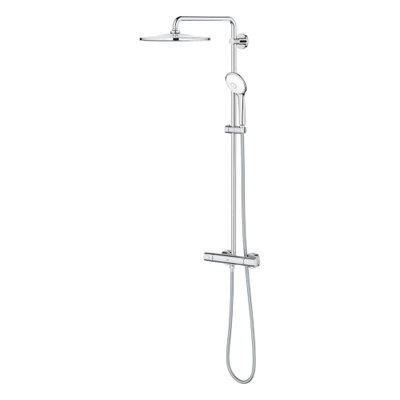 GROHE Euphoria Regendoucheset Opbouw - hoofddouche 31cm - handdouche rond - thermostatisch - chroom