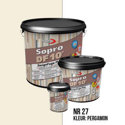 Sopro Vloer- en wandtegel Voegmortel Sopro DF 10 Flexibel pergamon nr. 27 5kg Pergamon