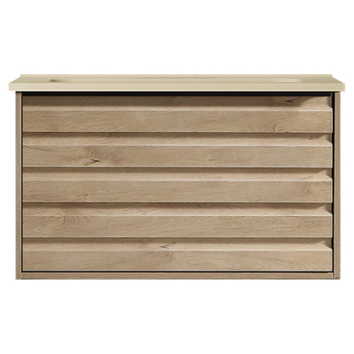 Differnz Elin Badkamermeubelset - 60x46cm - eiken taupe