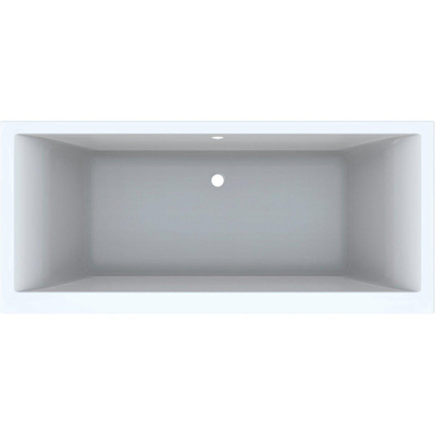 Geberit Renova Plan kunststof duobad acryl rechthoekig 180x80x42cm wit