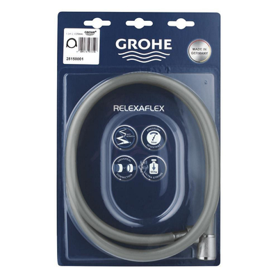 GROHE Relexaflex Doucheslang - 125cm - glad - chroom