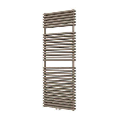 Plieger Florian Nxt M designradiator dubbel horizontaal met middenaansluiting 1406x500mm 980W zandsteen