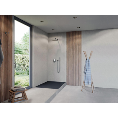 Duravit Sustano Douchebak - 100x70x3cm - Rechthoek - DuraSolid Antraciet mat