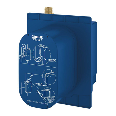 GROHE Eurosmart Cosmopolitan E inbouwbox v. infrarood opbouwsets m. stopkraan t.b.v. voorgemengd of koud water