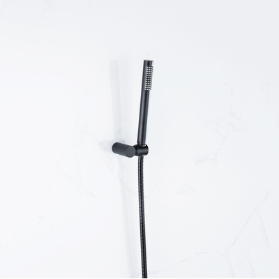 Fortifura Calvi Handdouchehouder - mat zwart OUTLETSTORE