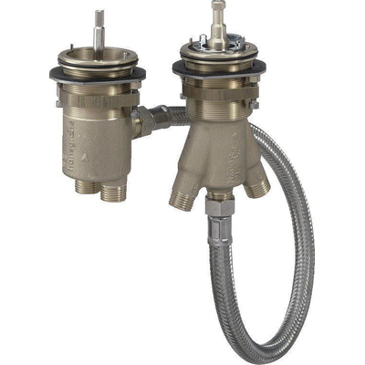 Hansgrohe Universeel inbouwdeel voor 2 gats badrandthermostaat