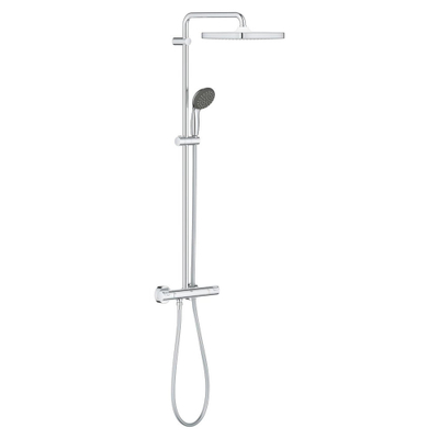 GROHE Vitalio Start doucheysteem met hoofddouche 24cm thermostatisch chroom