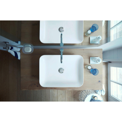 Duravit Cape Cod waskom vierkant zonder kraangat zonder overloop 43x43cm wit