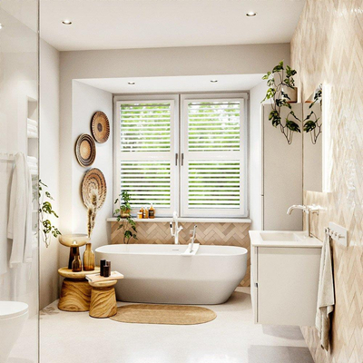 MONDIAZ VICA 80cm badmeubel onderkast Talc 2 lades. Wastafel DENIA midden 1 kraangat, kleur Glanzend Wit.