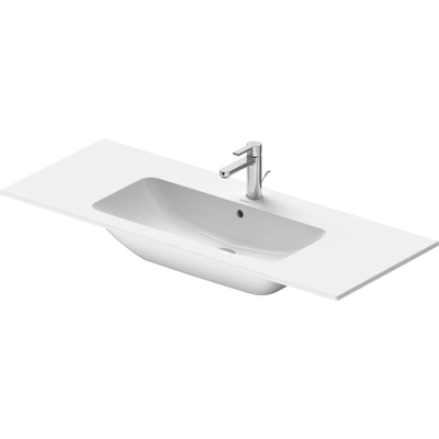 Duravit Me by starck wastafel 123x49cm 1 kraangat met overloop wit