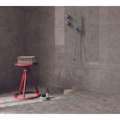 SAMPLE Atlas Concorde Solution Exigo vloer- en wandtegel Natuursteen look Grijs gepolijst