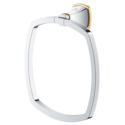 GROHE Grandera Handdoekring - 20.5cm - chroom/goud