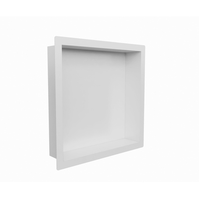 Inbouwnis 30x30x7cm mat wit OUTLETSTORE