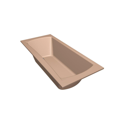 Xenz Robijn Inbouwbad - 180x80cm - inhoud 200L - met afvoer - Bahama beige