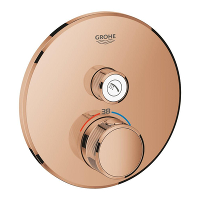 GROHE Grohtherm smartcontrol inbouw douchekraan thermostatisch warm sunset