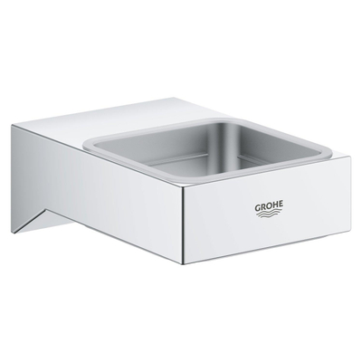 GROHE Selection Cube Wandhouder - voor zeepschaal/glas/zeepdispenser - chroom