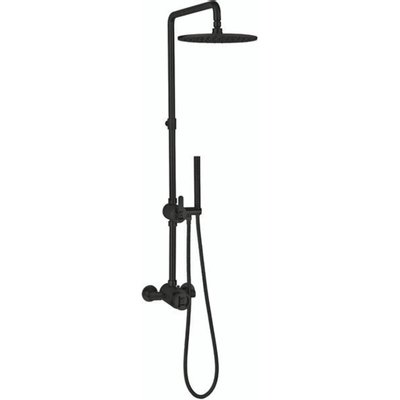 Crosswater Union Exposed Regendoucheset - opbouw - glijstang - handdouche - mat zwart