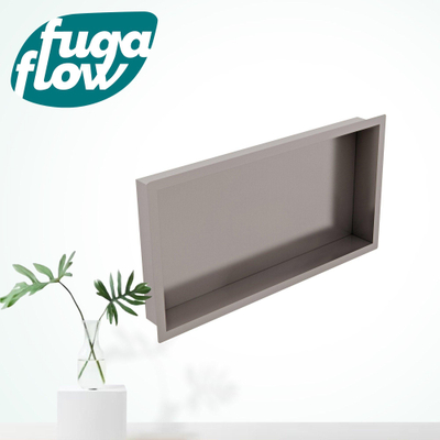 FugaFlow Eccelente Acces Inbouwnis badkamer - 30x60x7cm - Geborsteld RVS