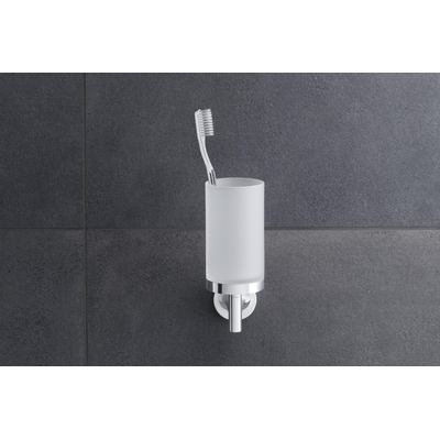 Duravit Starck T Tandenborstelhouder - matglas - chroom