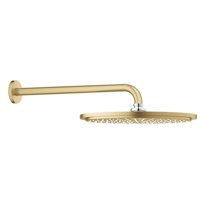 GROHE Rainshower hoofddoucheset: hoofddouche Ø31cm met douchearm wandmontage 38cm brushed cool sunrise