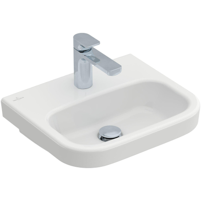 Villeroy & Boch Architectura fontein 45x38cm met kraangat zonder overloop wit