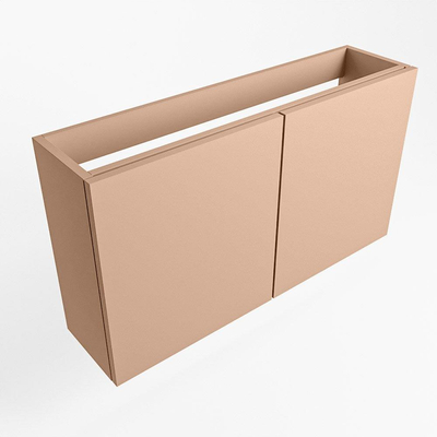 Mondiaz FOWY fonteinonderkast - 90x22x50cm - 2 deuren - push to open - softclose - Rosee