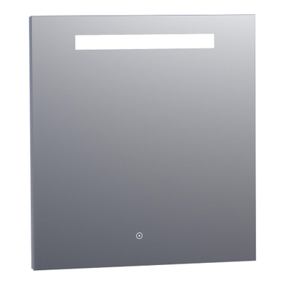 Saniclass spiegel 75x70cm met verlichting aluminium