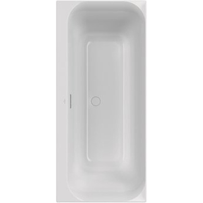Villeroy & boch Loop duobad - 170x75cm - rechthoek - acryl Stone White mat