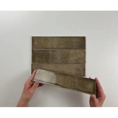 SAMPLE Cifre Cerámica Wandtegel Alchimia Moka Vintage Glans Bruin